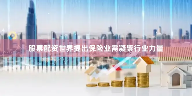 股票配资世界提出保险业需凝聚行业力量